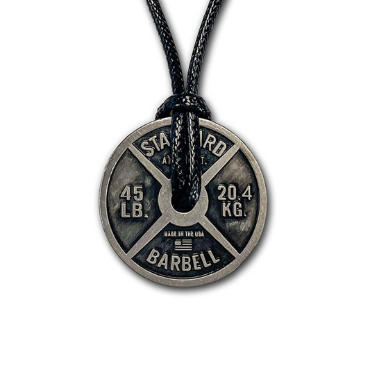 GYM BROS® Onyx 45 Lbs Plate Necklace